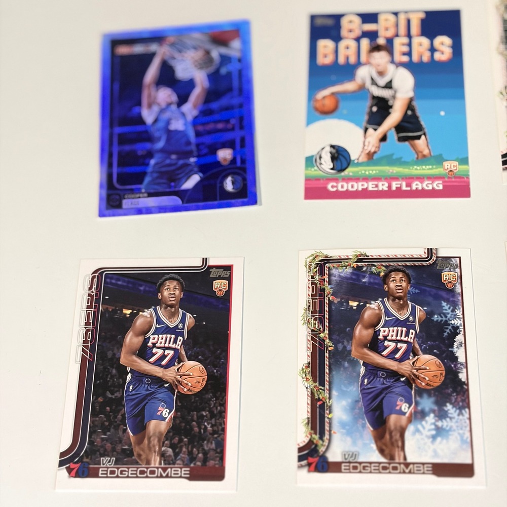 25-26 Lot Cooper Flagg Silver 8-Bit Ballers Dylan Harper Kon Knueppel Edgecombe - Picture 7 of 8